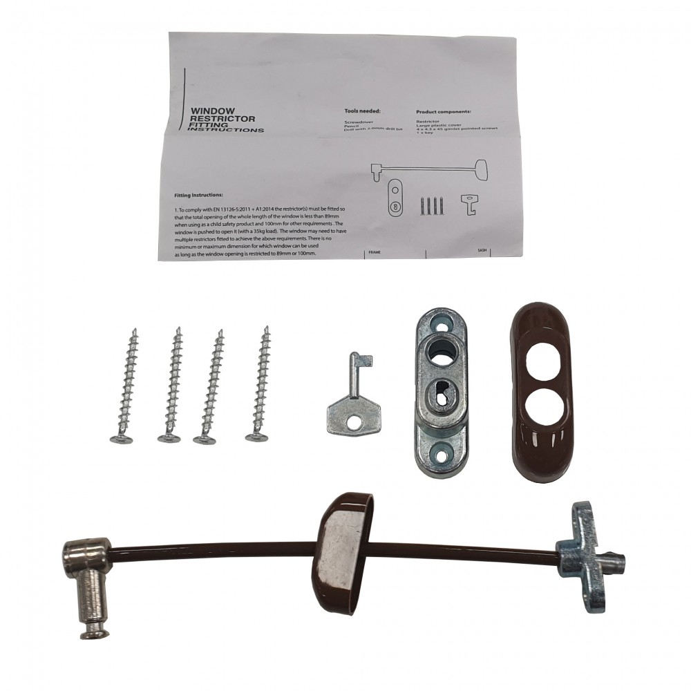 Window Restrictors (Brown)