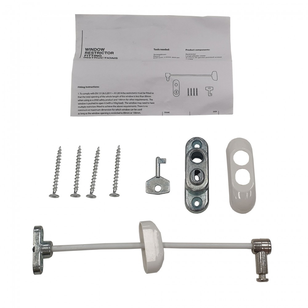 Window Restrictors (White)