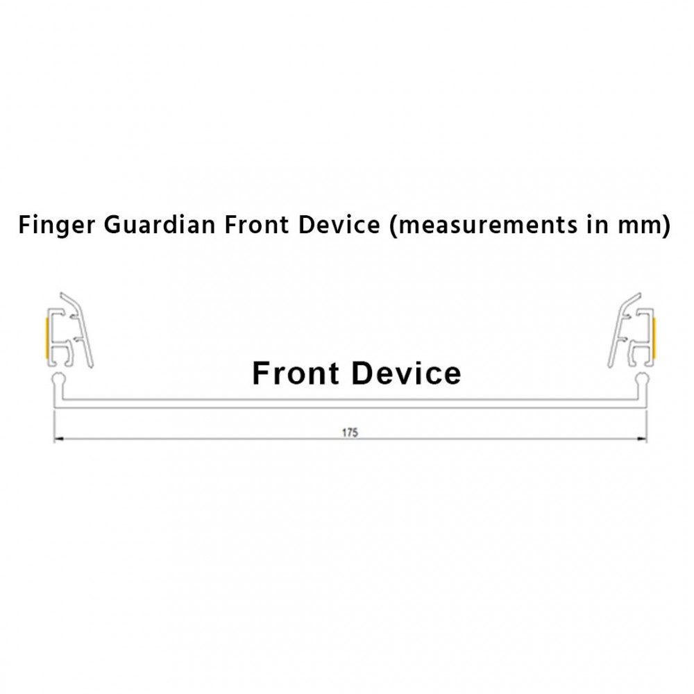 Finger Guardian Front (Black)
