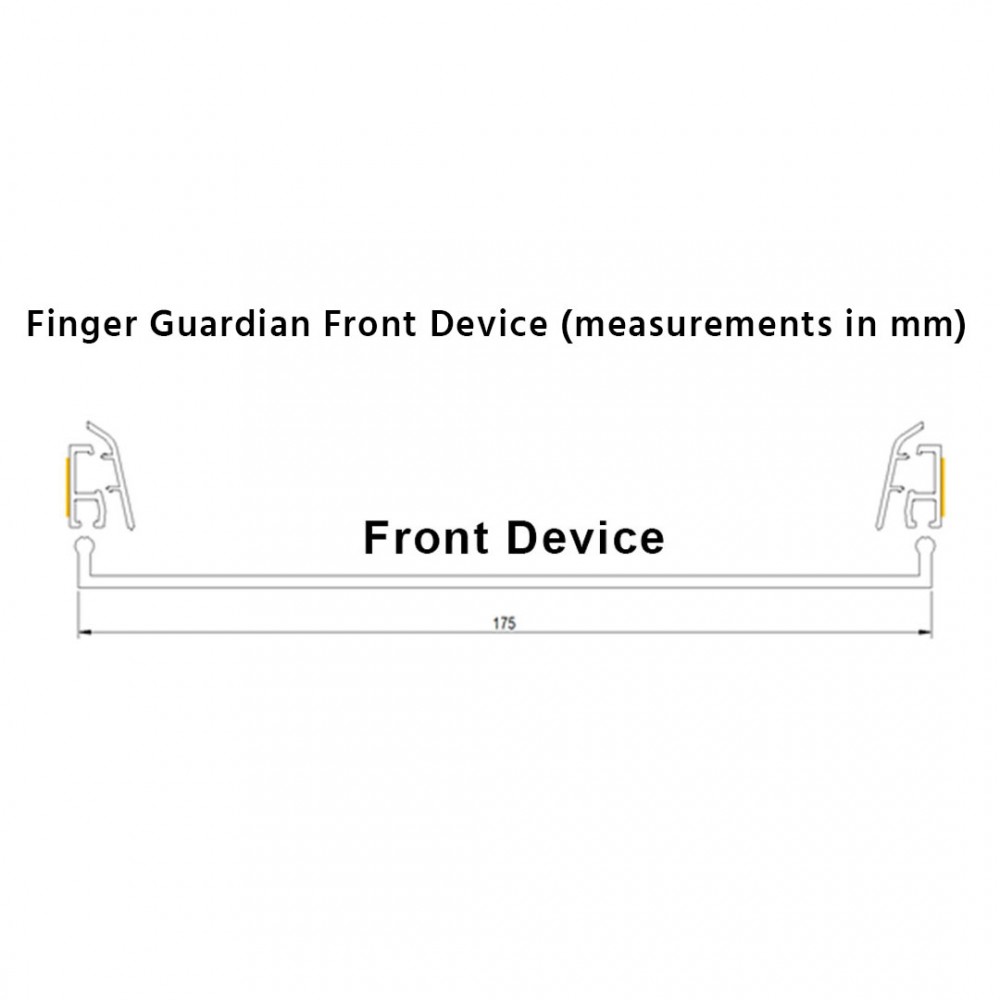 Finger Guardian Front (Black)